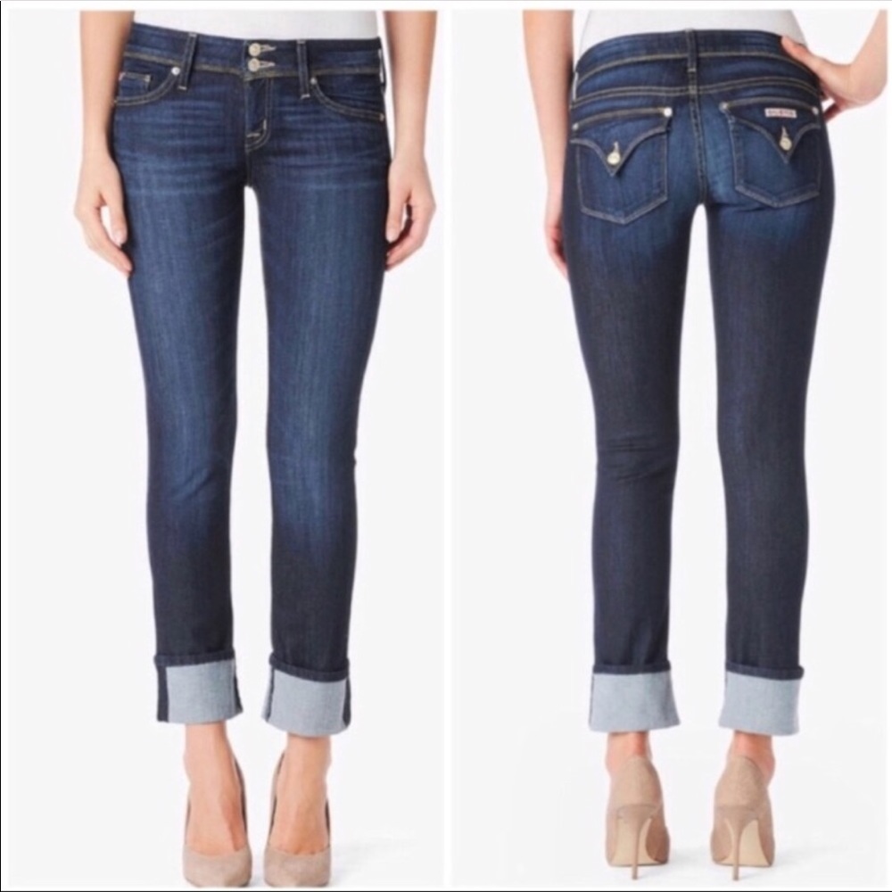 Hudson size 27 cropped jeans!